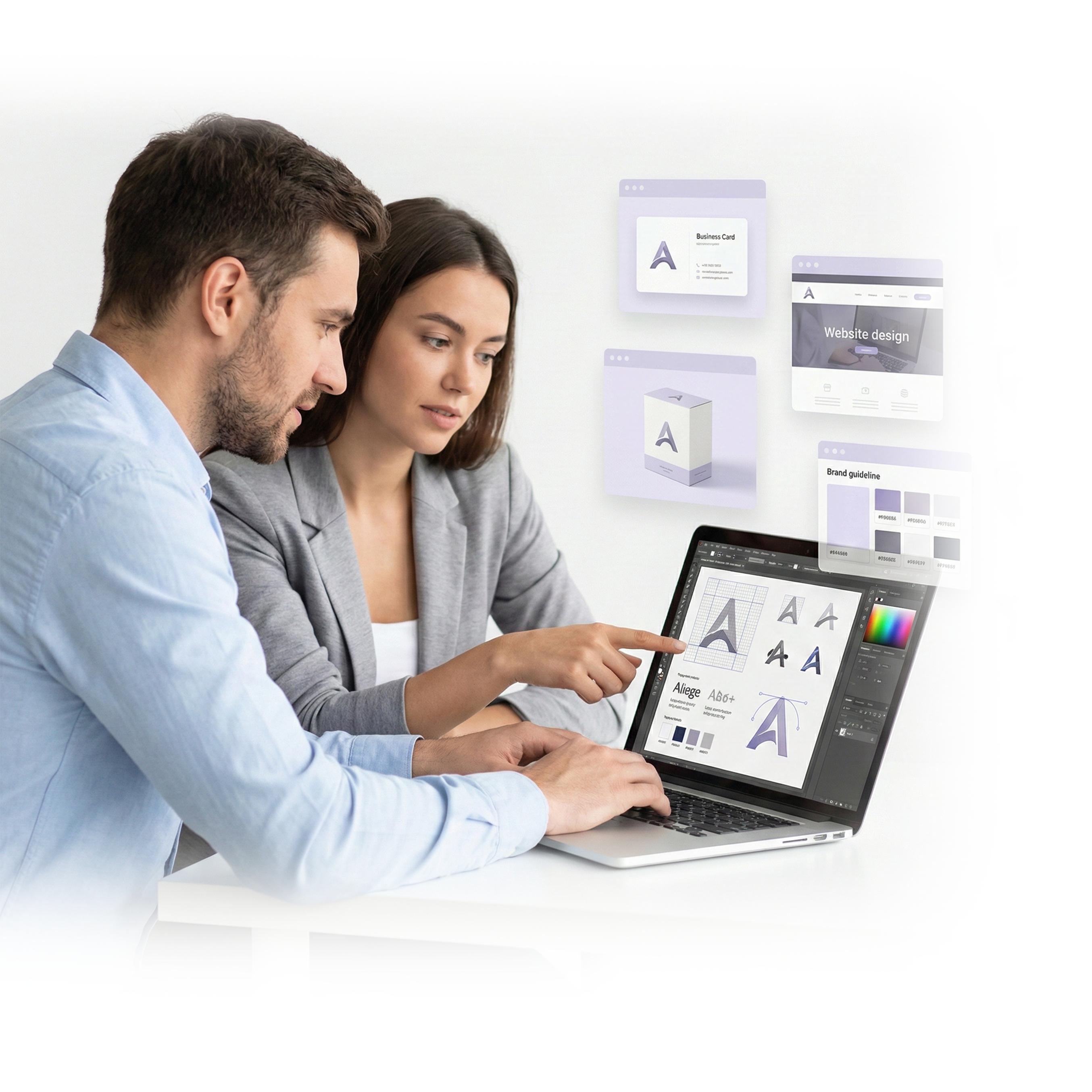 No More Templates. Get a Custom Logo Built for Your Brand